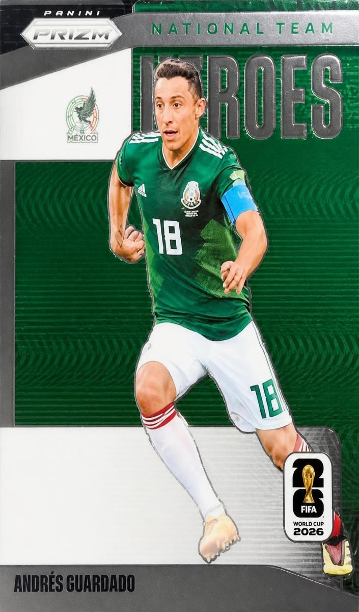 2026 Panini Prizm FIFA World Cup Andres Guardado #NH-AG card