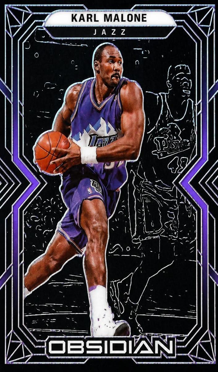 2021 Karl Malone [Electric Etch Purple] #144