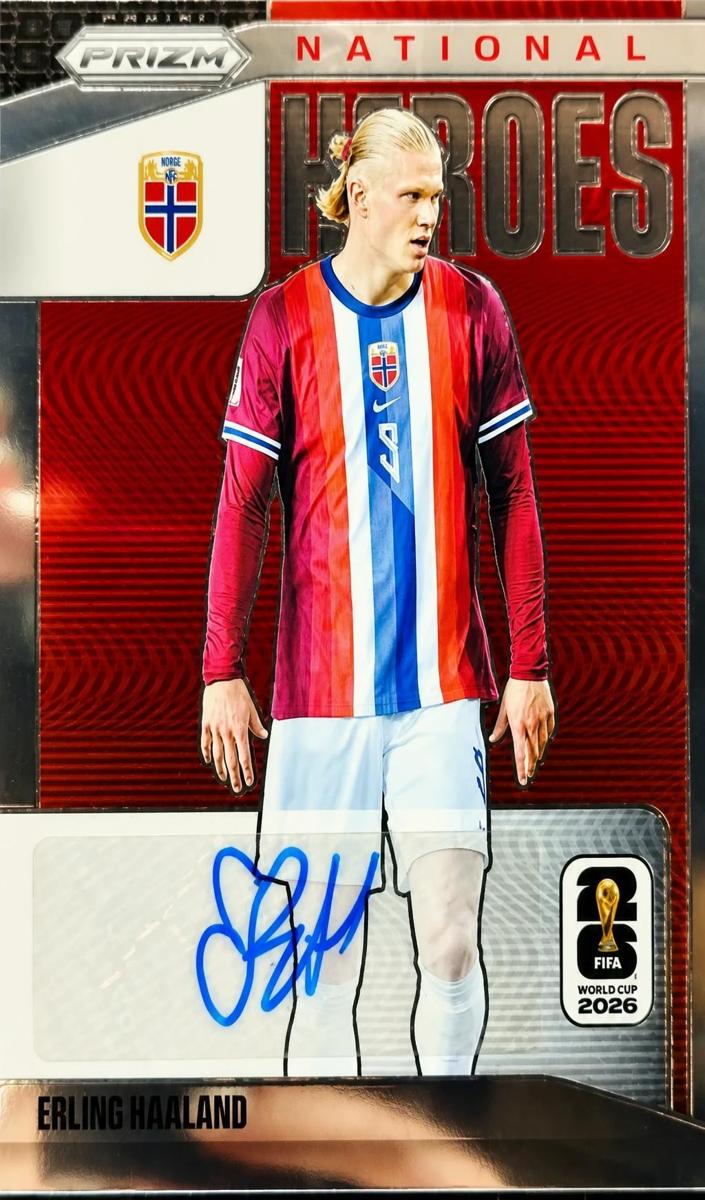 2026 Panini Prizm FIFA World Cup Erling Haaland #NH-EH card