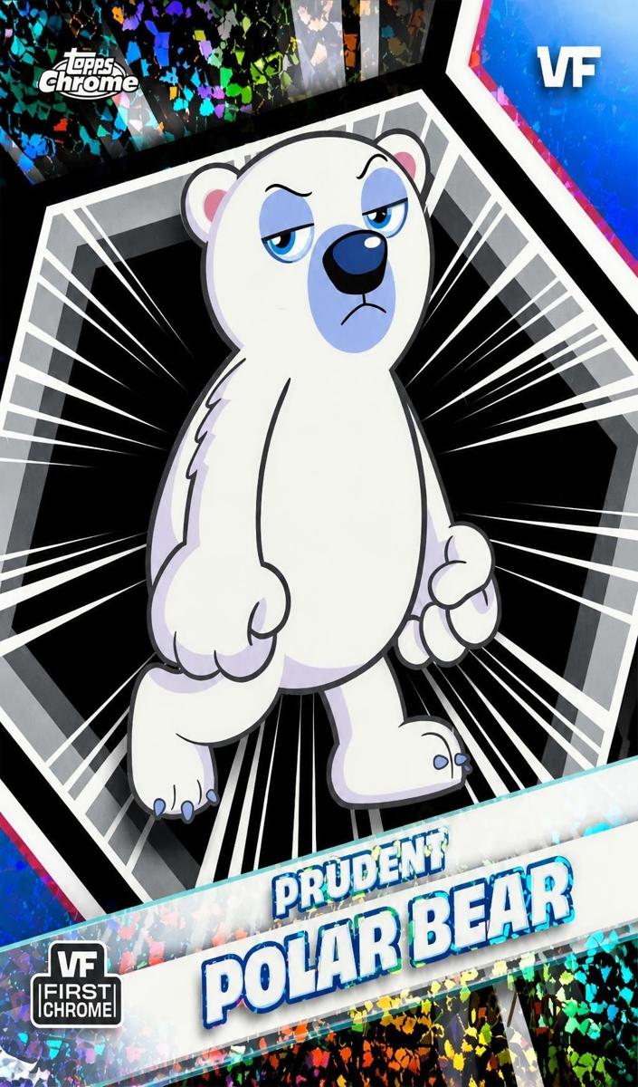 2026 Prudent Polar Bear [Black Mini-Diamond Refractor] #144