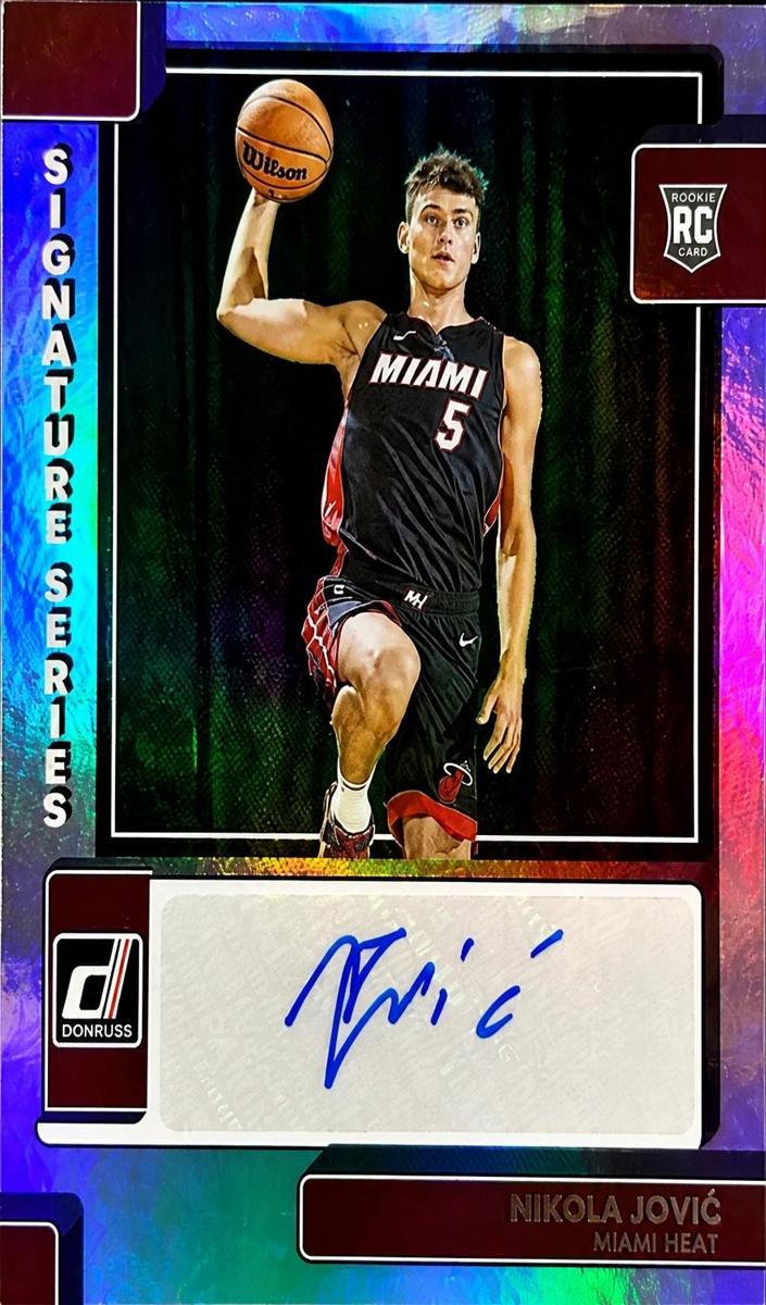 2022 Panini Donruss Nikola Jovic #SS-NJV card
