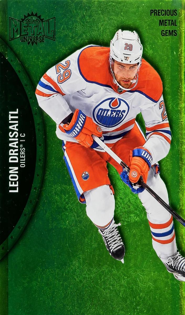 2021 Skybox Metal Universe Leon Draisaitl #140 card