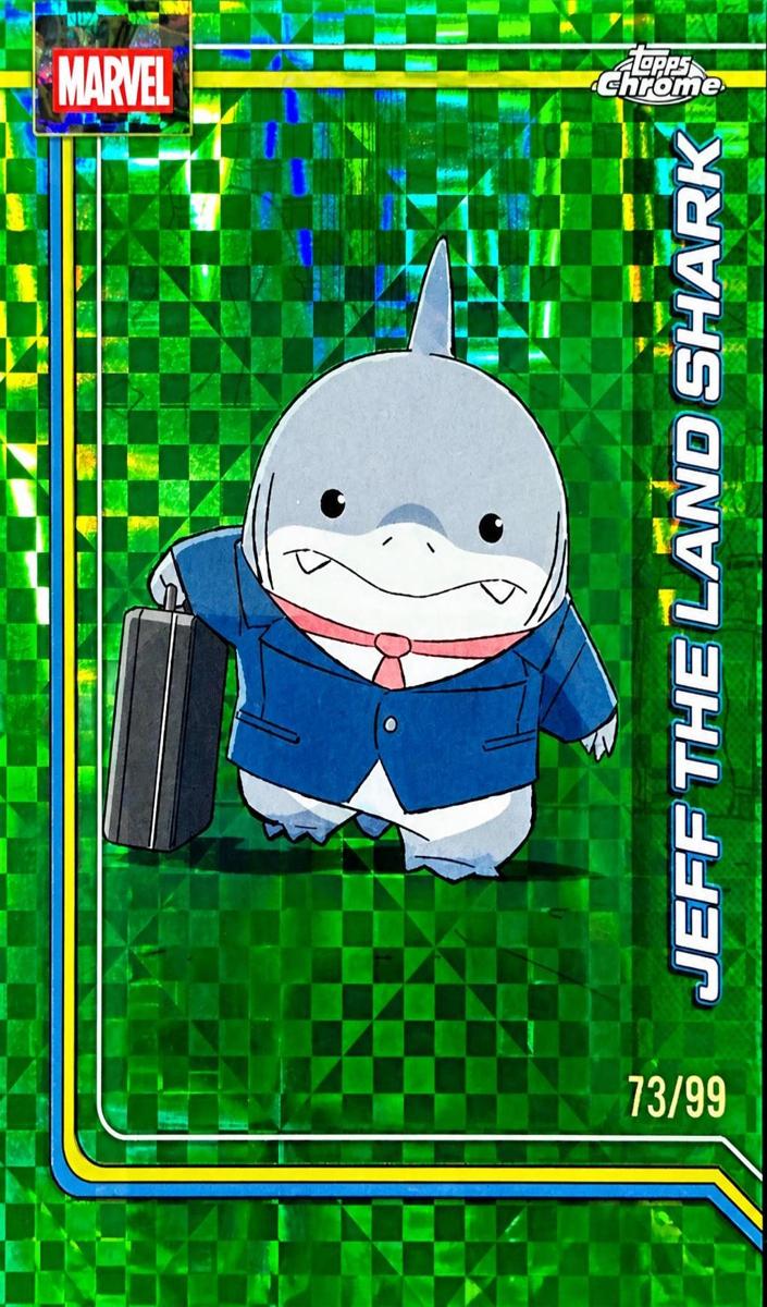 2026 Jeff the Land Shark [Green X-Fractor] #60