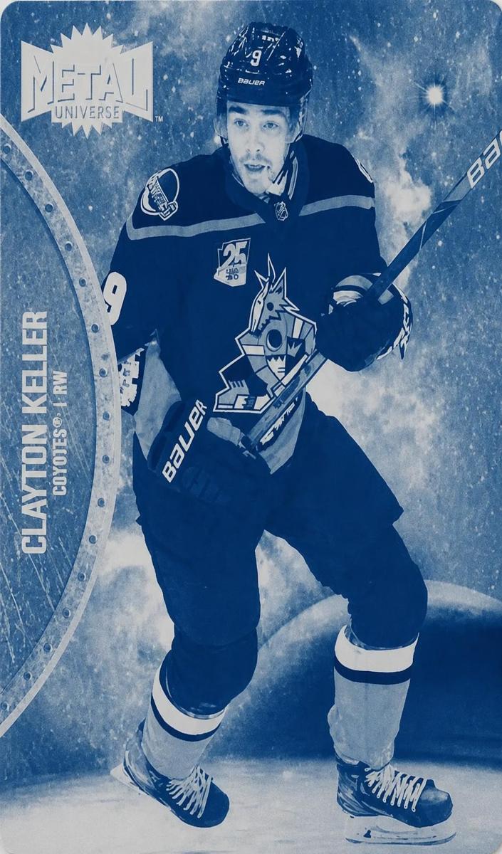 2021 Skybox Metal Universe Clayton Keller [Purple Spectrum] #67 card