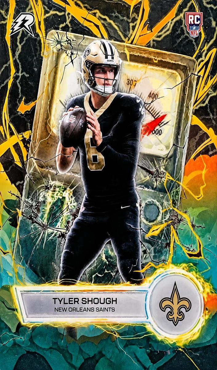 Tyler Shough 2025 Topps Resurgence Voltaic Football