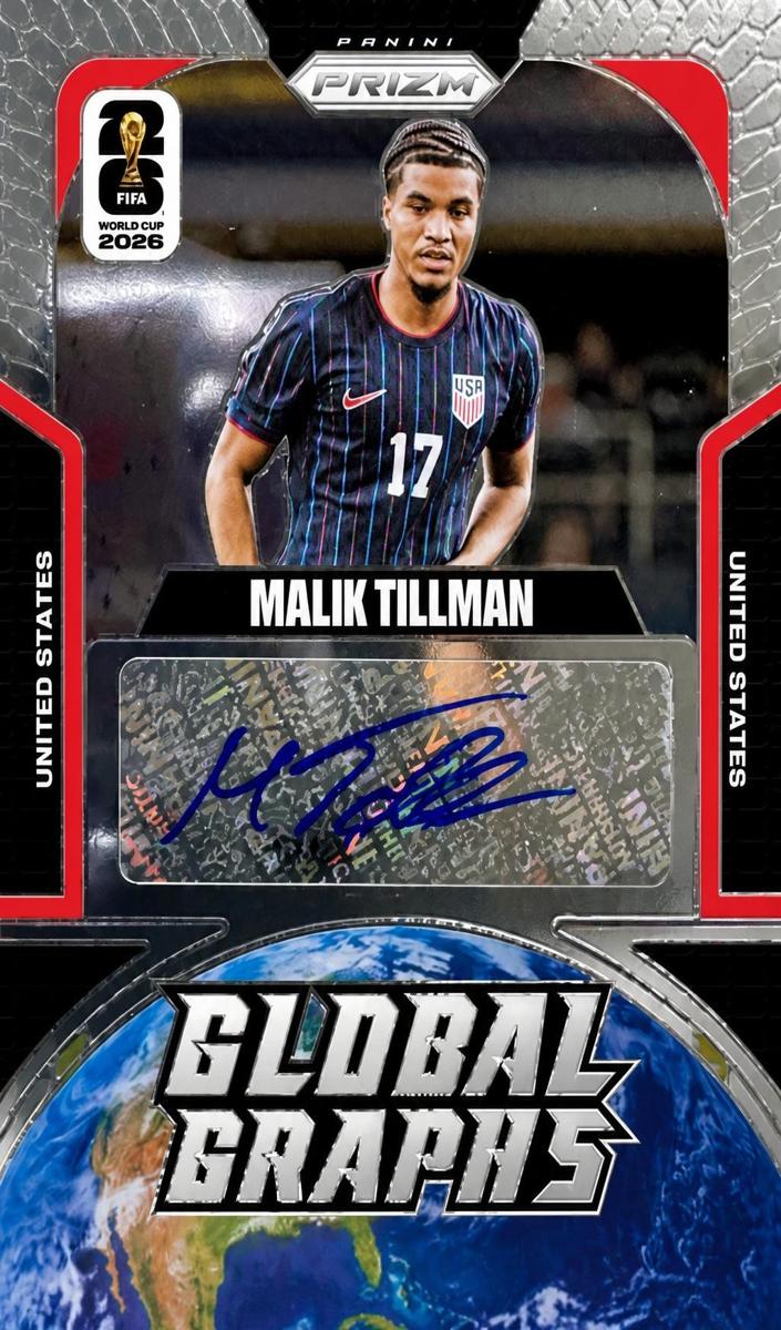 2026 Panini Prizm FIFA World Cup Malik Tillman #GG-MT card
