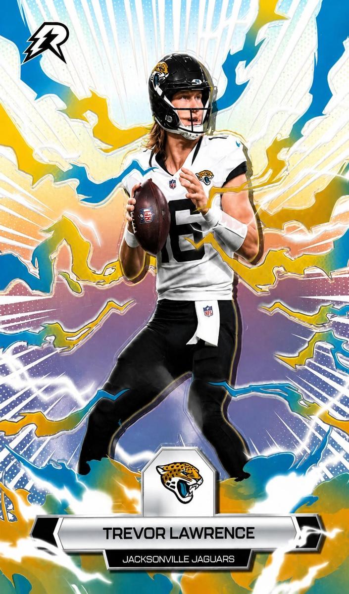 2025 Topps Cosmic Chrome Trevor Lawrence [White Hole Refractor] #44 card
