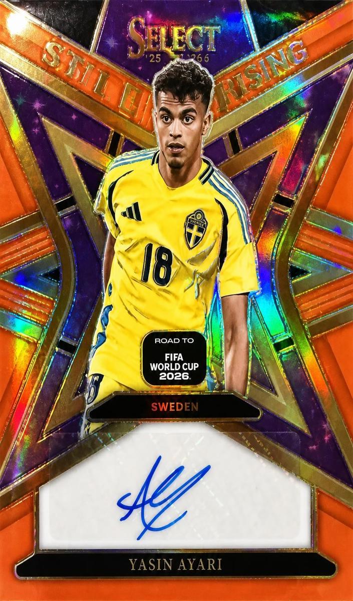 2024 Panini Select FIFA Yasin Ayari [Red Wave] #10 card