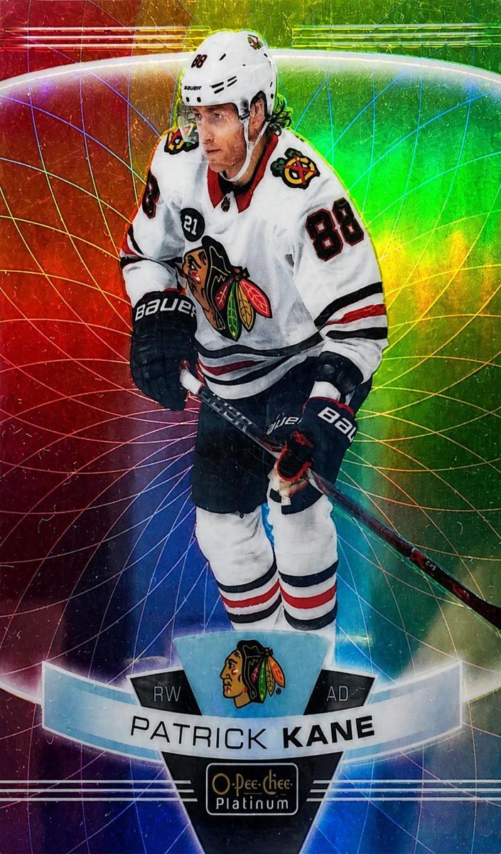 2019 O-Pee-Chee Platinum Patrick Kane [Rainbow] #50 card