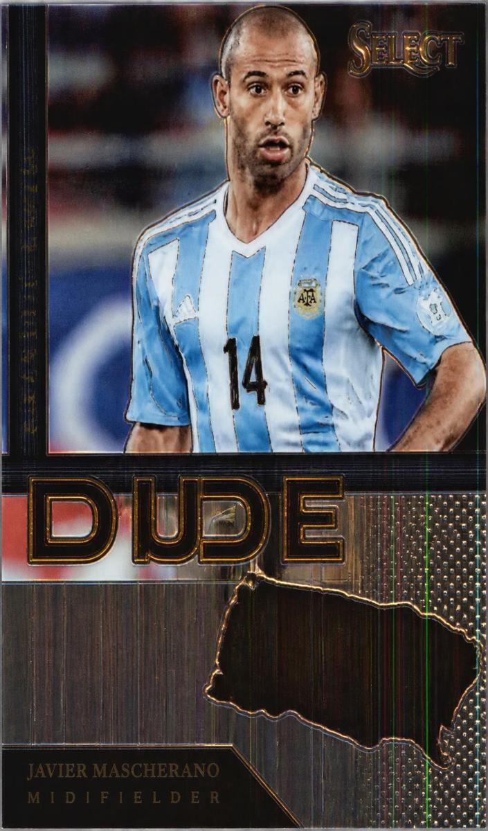 2015 Panini Select Javier Mascherano #1 card