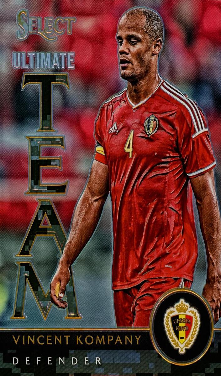 2015 Panini Select Vincent Kompany [Orange] #8 card