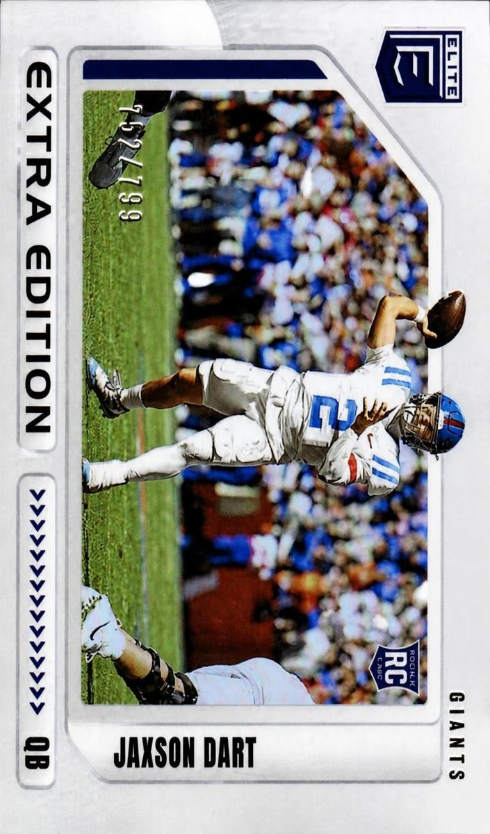 2025 Panini Prizm Draft Picks Student Orientation Jaxson Dart #9 card