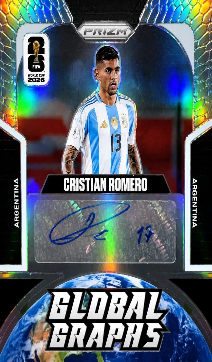 2026 Panini Prizm FIFA World Cup Cristian Romero #GG-CR card