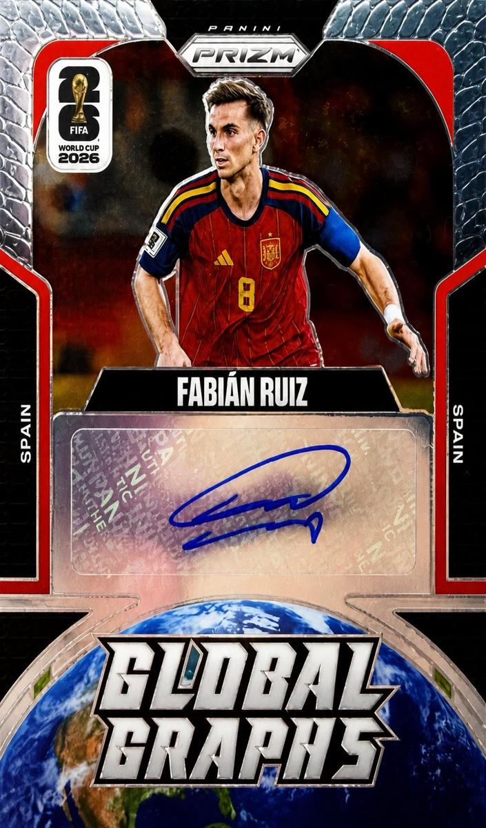 2026 Panini Prizm FIFA World Cup Fabian Ruiz #GG-FR card