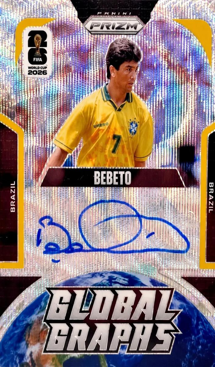2026 Panini Prizm FIFA World Cup Bebeto [Wave] #GG-B card
