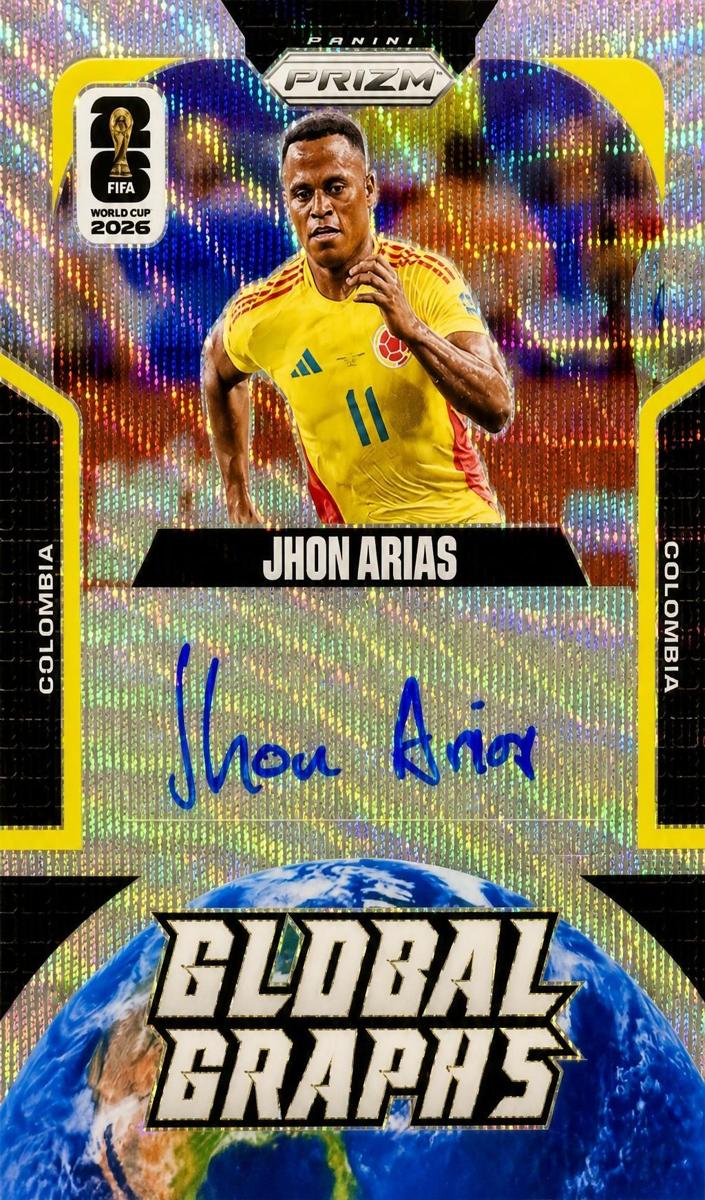 2026 Panini Prizm FIFA World Cup Jhon Arias [Wave] #GG-JA card