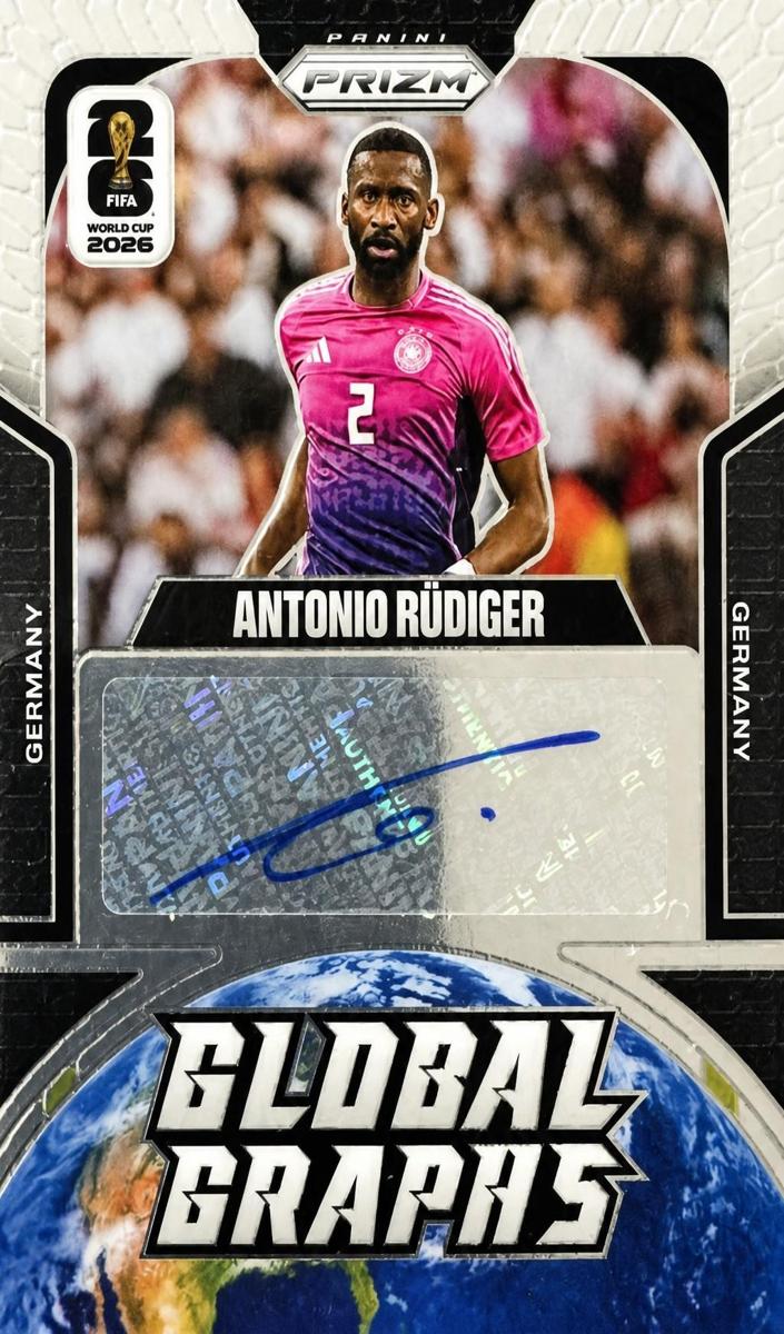 2026 Panini Prizm FIFA World Cup Antonio Rudiger #GG-ARU card