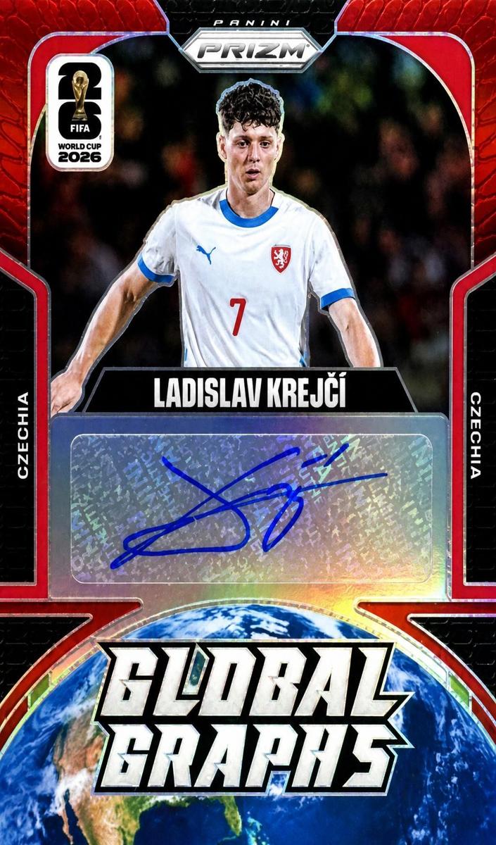 2026 Panini Prizm FIFA World Cup Ladislav Krejci [Red] #GG-LK card