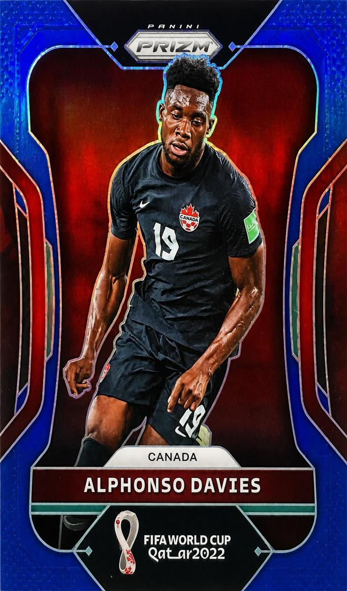 2022 Alphonso Davies [Prizms Blue] #46