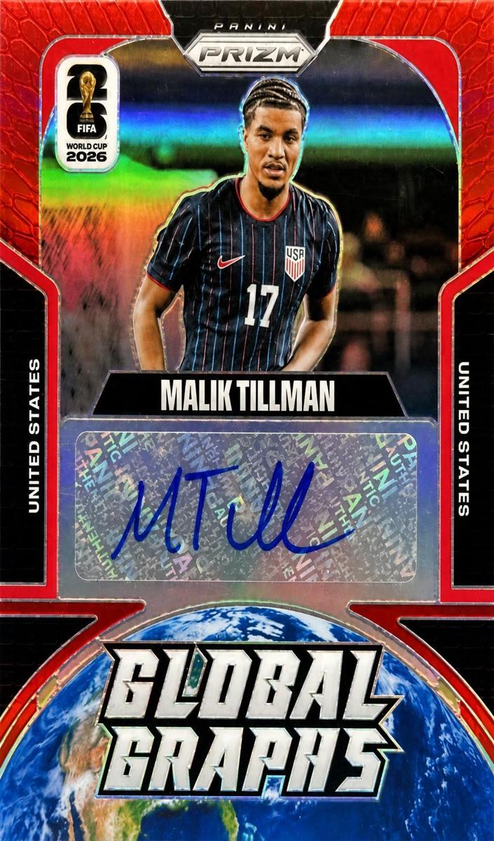 2026 Panini Prizm FIFA World Cup Malik Tillman [Red] #GG-MT card