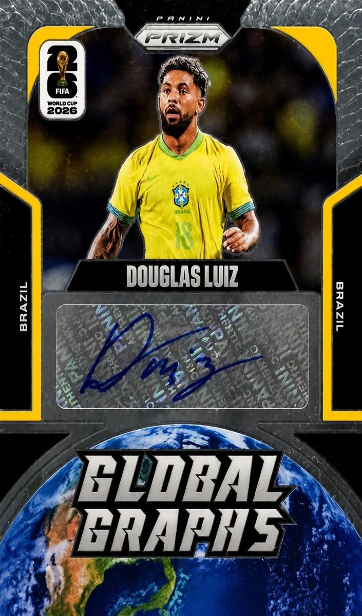 2026 Panini Prizm FIFA World Cup Douglas Luiz #GG-DL card