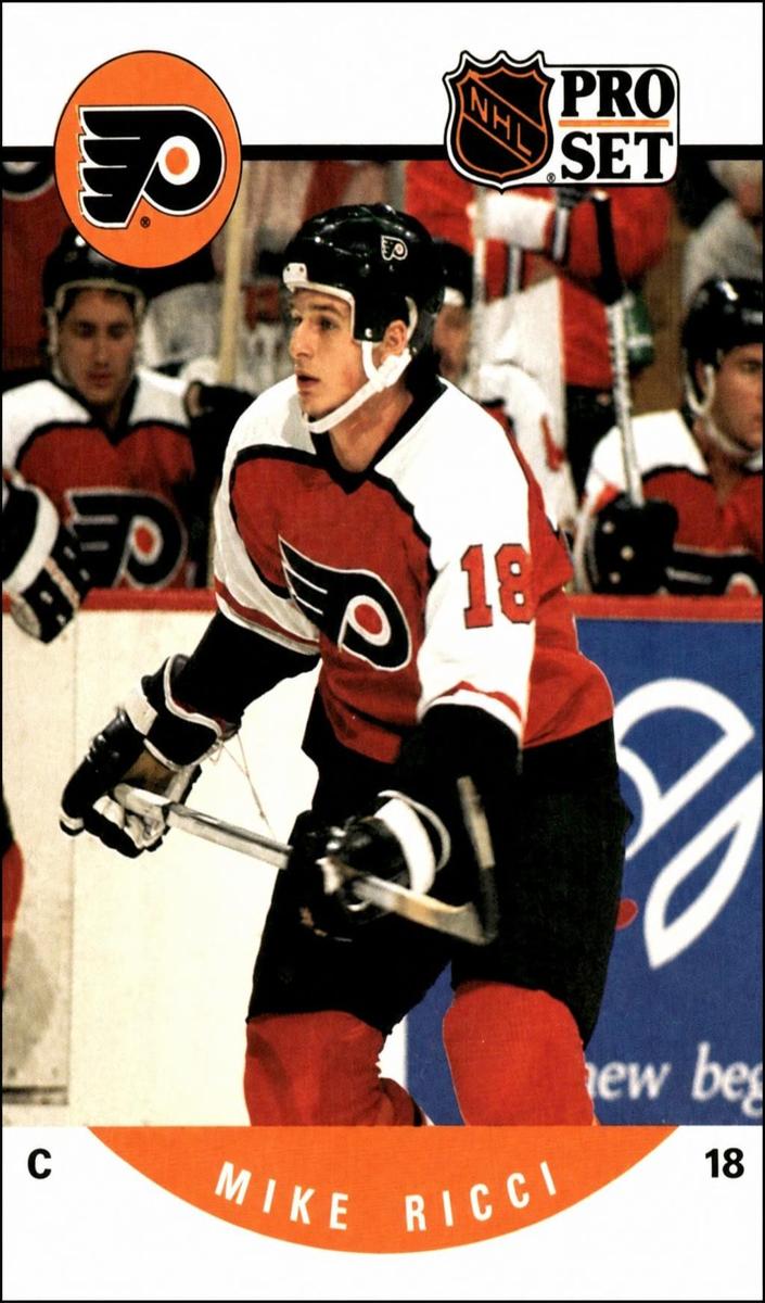1990 Pro Set Mike Ricci #631 card