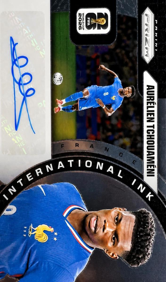 2026 Panini Prizm FIFA World Cup Aurelien Tchouameni #II-AT card