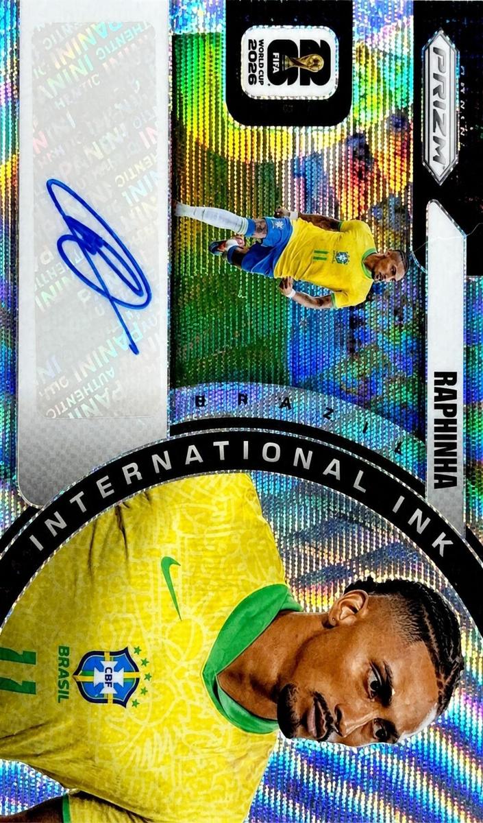 2026 Panini Prizm FIFA World Cup Raphinha [Wave] #II-R card