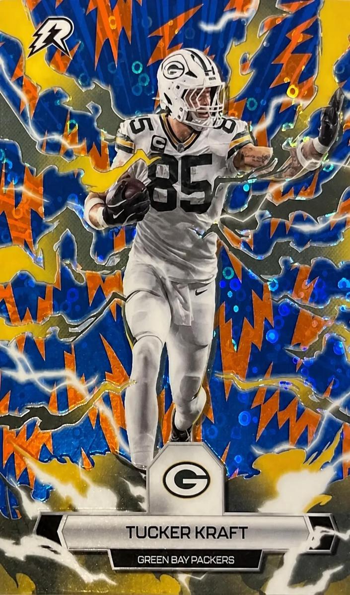 2025 Topps Resurgence Tucker Kraft [Yellow Surge] #36 card