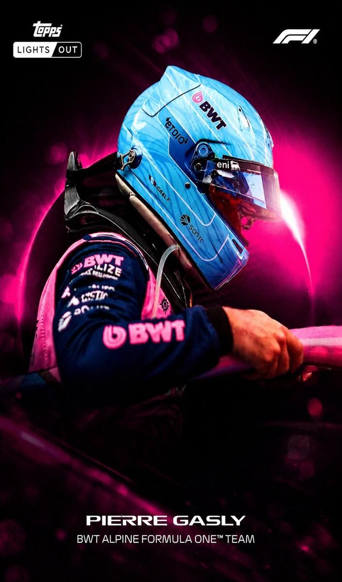 2026 Topps Lights Out F1 Pierre Gasly #NNO card