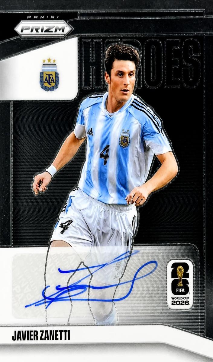 2026 Panini Prizm FIFA World Cup Javier Zanetti #NH-JZ card