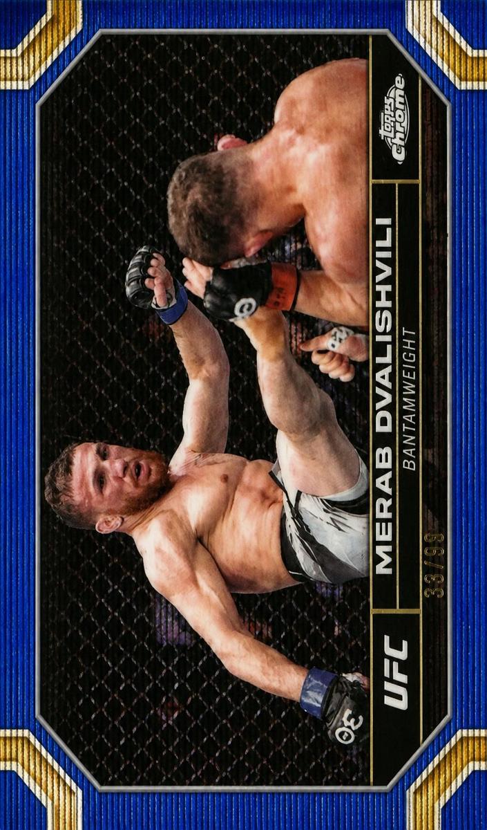 2024 Merab Dvalishvili [Blue Wave Refractor] #135