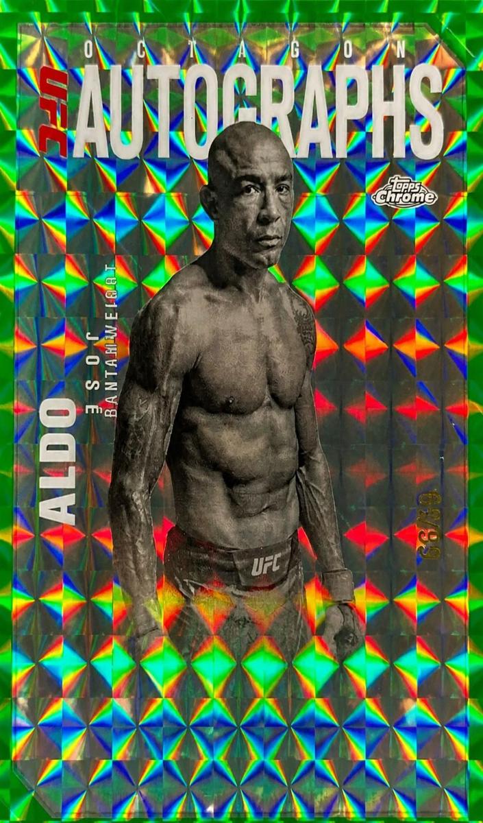 2025 Jose Aldo [Geometric Green Refractor] #OLA-JA