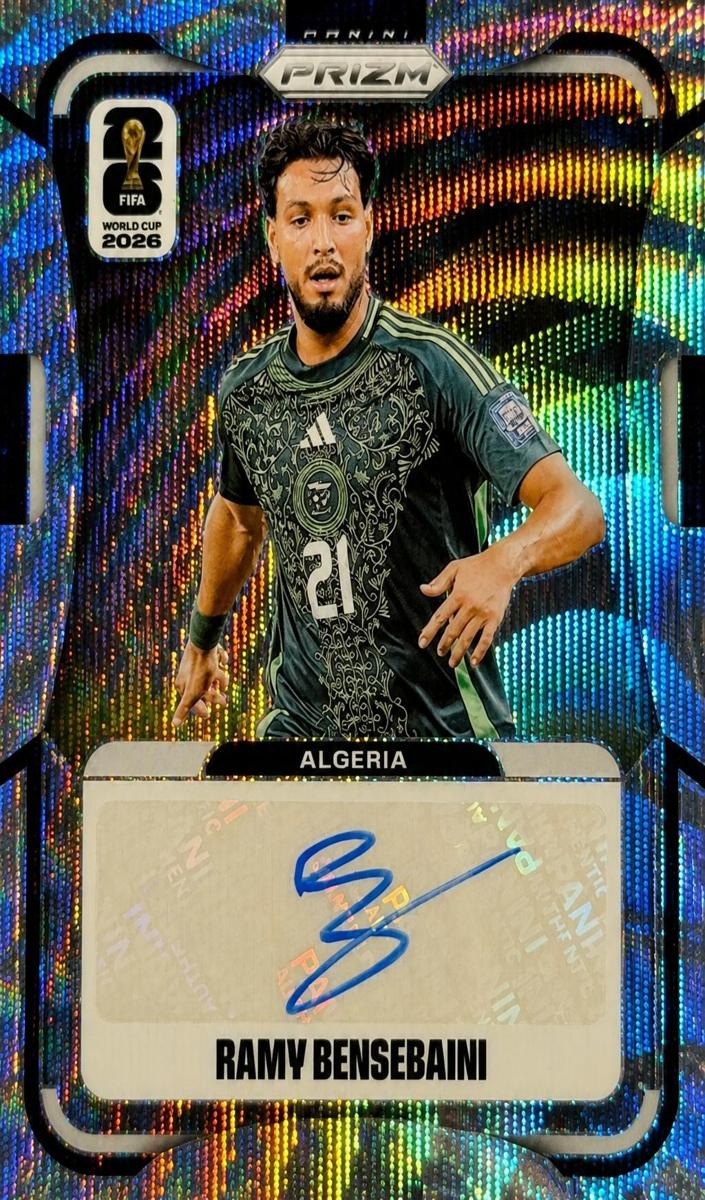 2026 Panini Prizm FIFA World Cup Ramy Bensebaini [Wave] #S-RB card