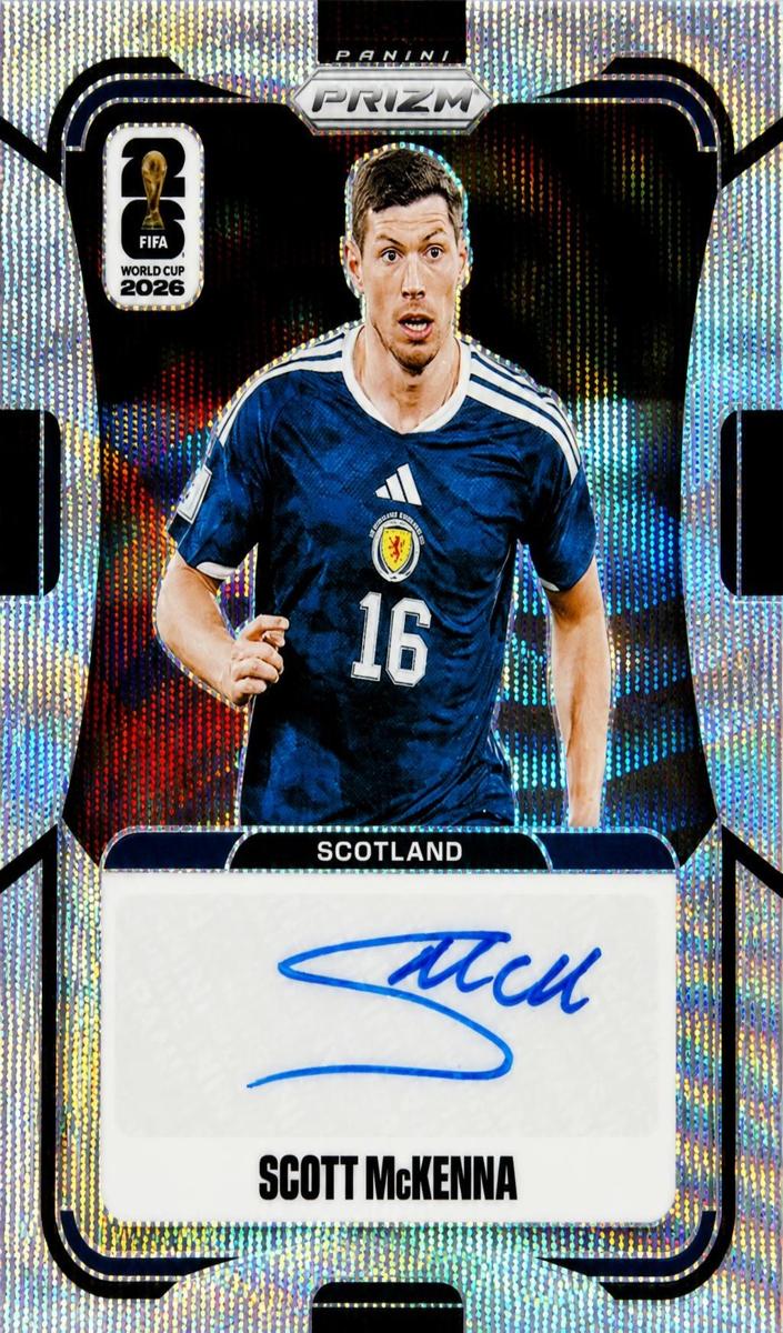 2026 Panini Prizm FIFA World Cup Scott McKenna [Wave] #S-SM card