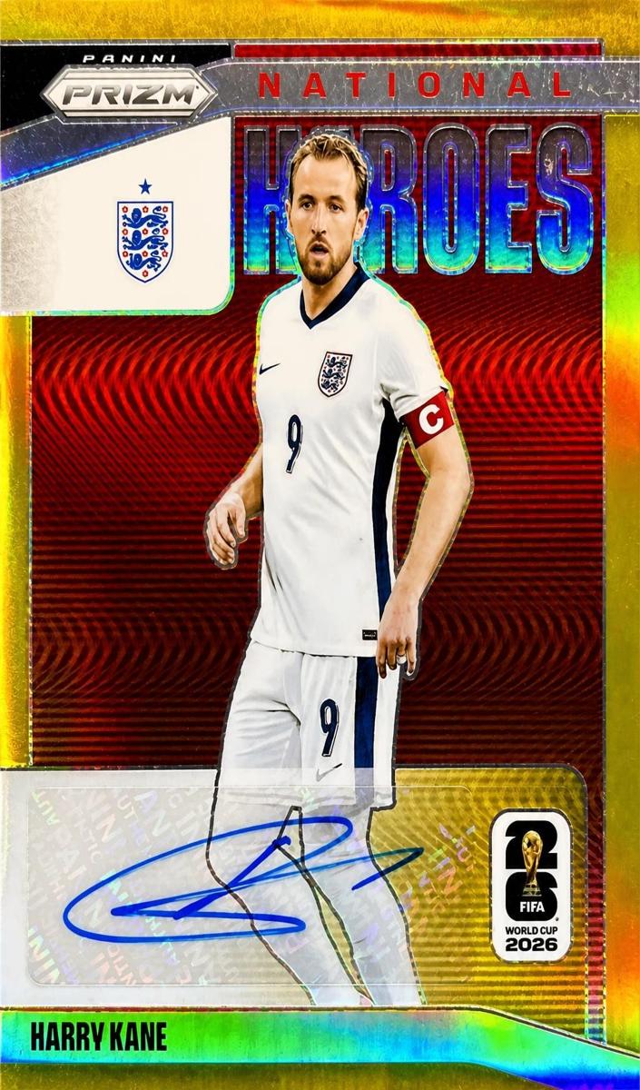 2026 Panini Prizm FIFA World Cup Harry Kane [Gold] #NH-HK card