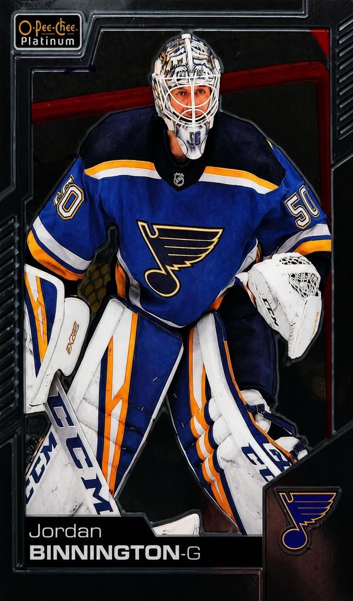 2020 O-Pee-Chee Platinum Jordan Binnington #50 card