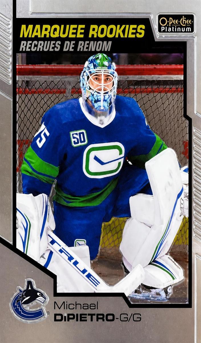 2020 O-Pee-Chee Platinum Michael DiPietro [Emerald Surge] #172 card