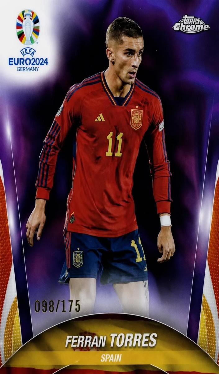 2024 Ferran Torres [Purple Lava Refractor] #136