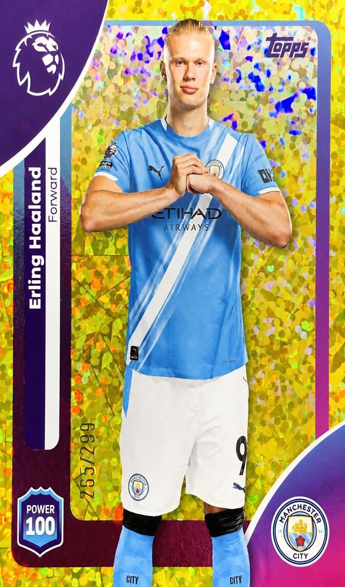 2025 Erling Haaland [Yellow Sparkle] #195
