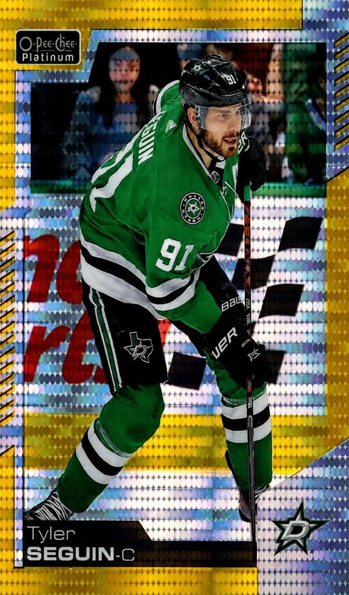 2020 O-Pee-Chee Platinum Tyler Seguin [Seismic Gold] #11 card