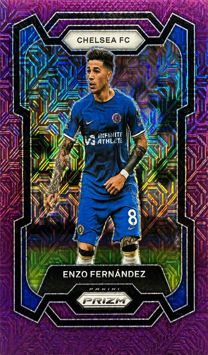 2023 Panini Prizm Premier League Enzo Fernandez [Pink] #197 card