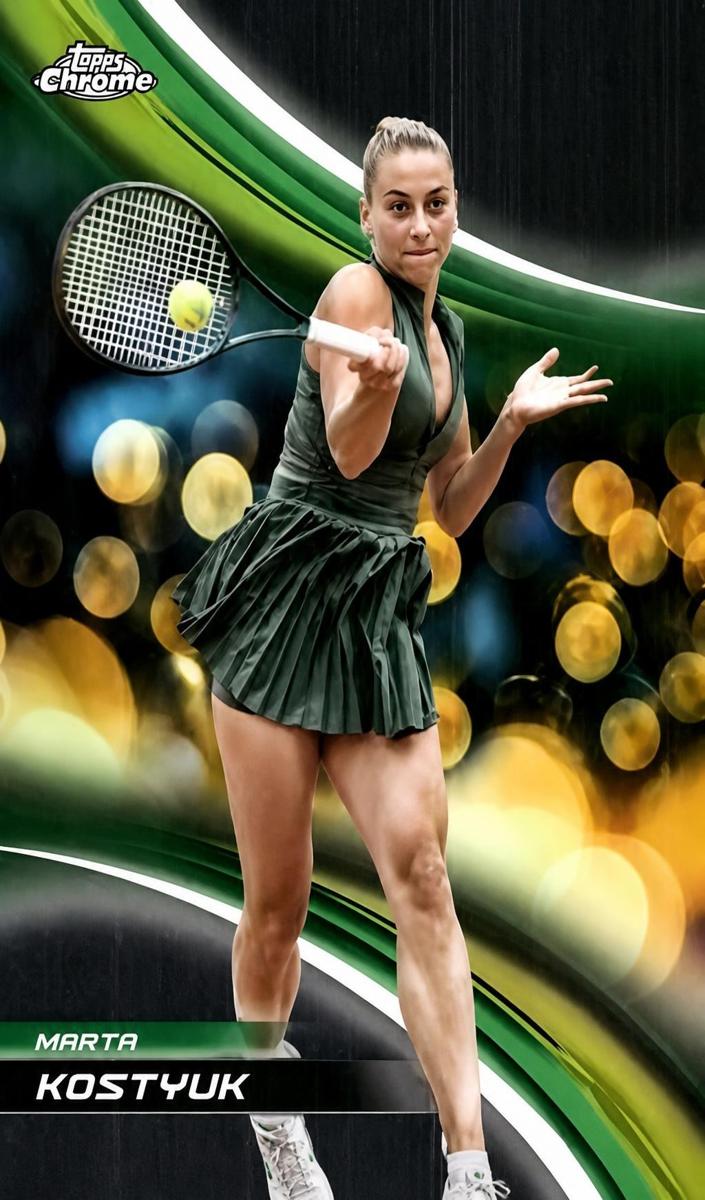 2025 Topps Chrome Marta Kostyuk #29 card