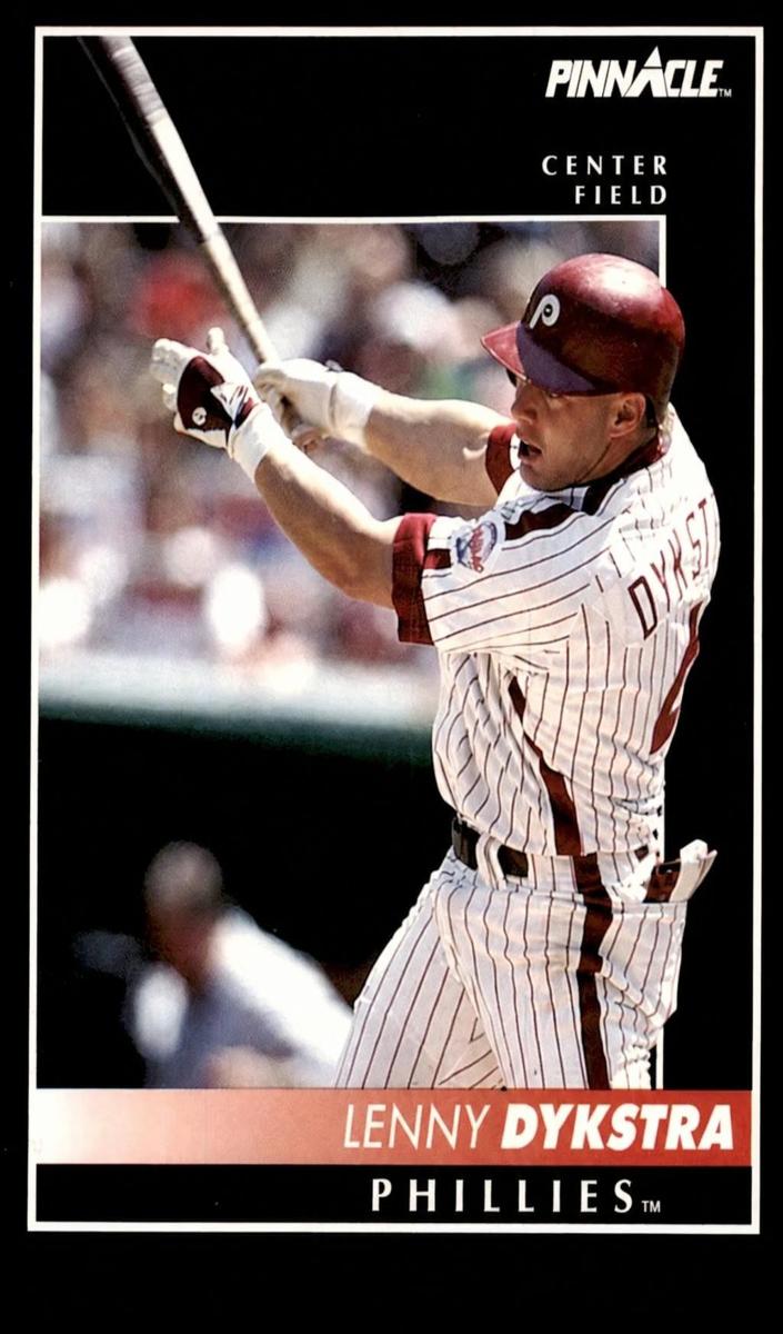 1992 Pinnacle Lenny Dykstra #12 card