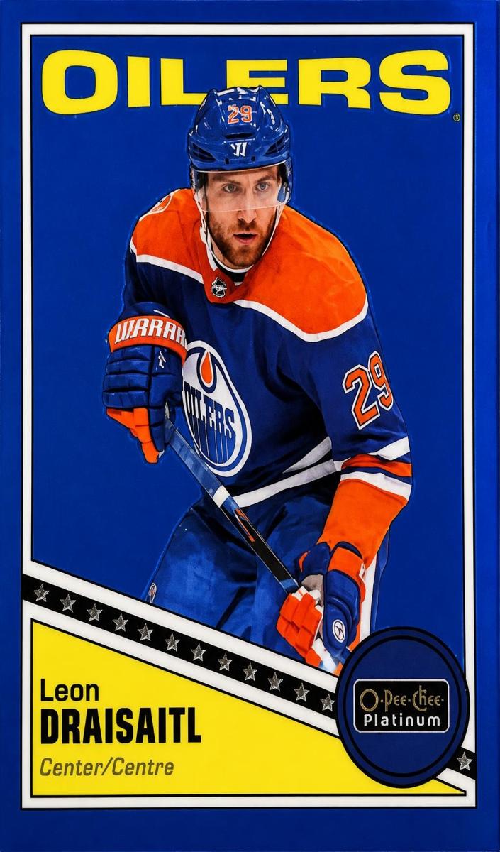 2019 O-Pee-Chee Platinum Leon Draisaitl [Rainbow] #R-10 card