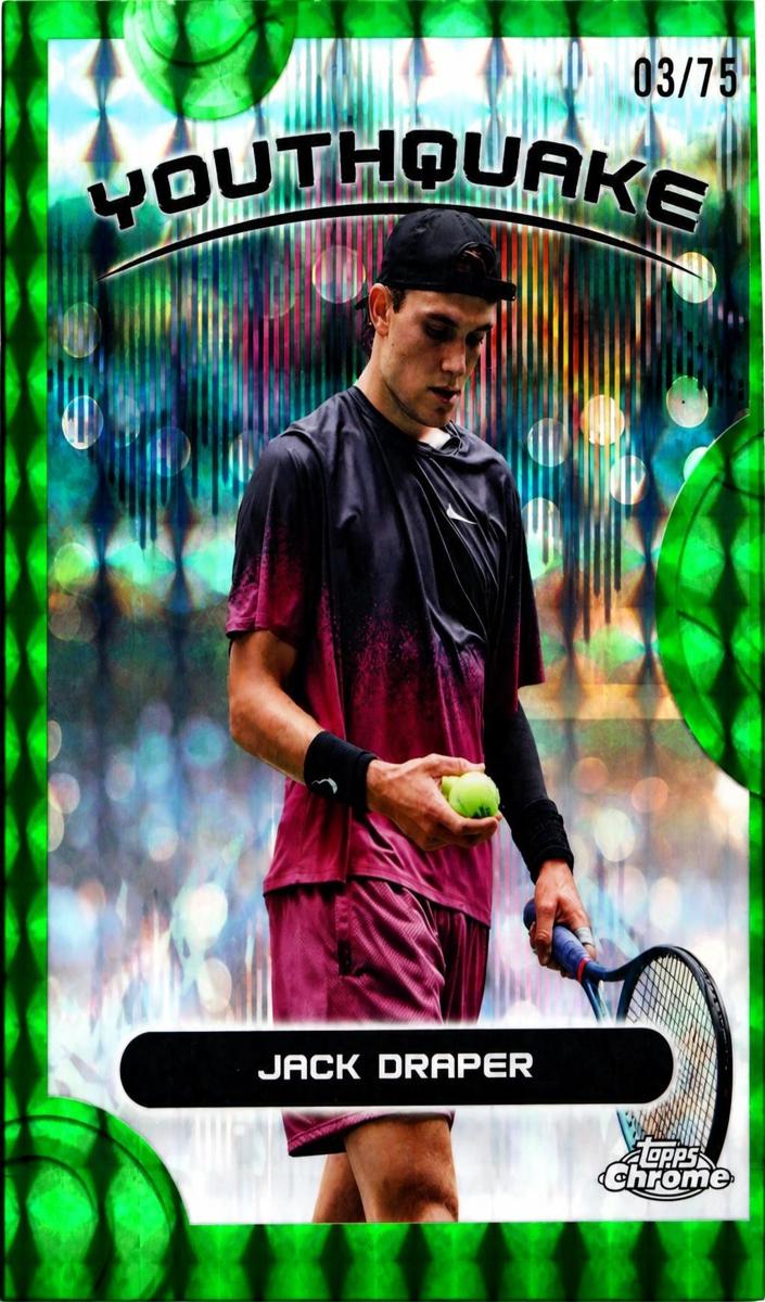 2025 Topps Chrome Jack Draper #YQE-5 card