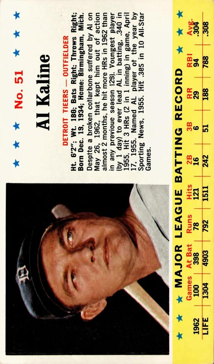 1963 Al Kaline #51