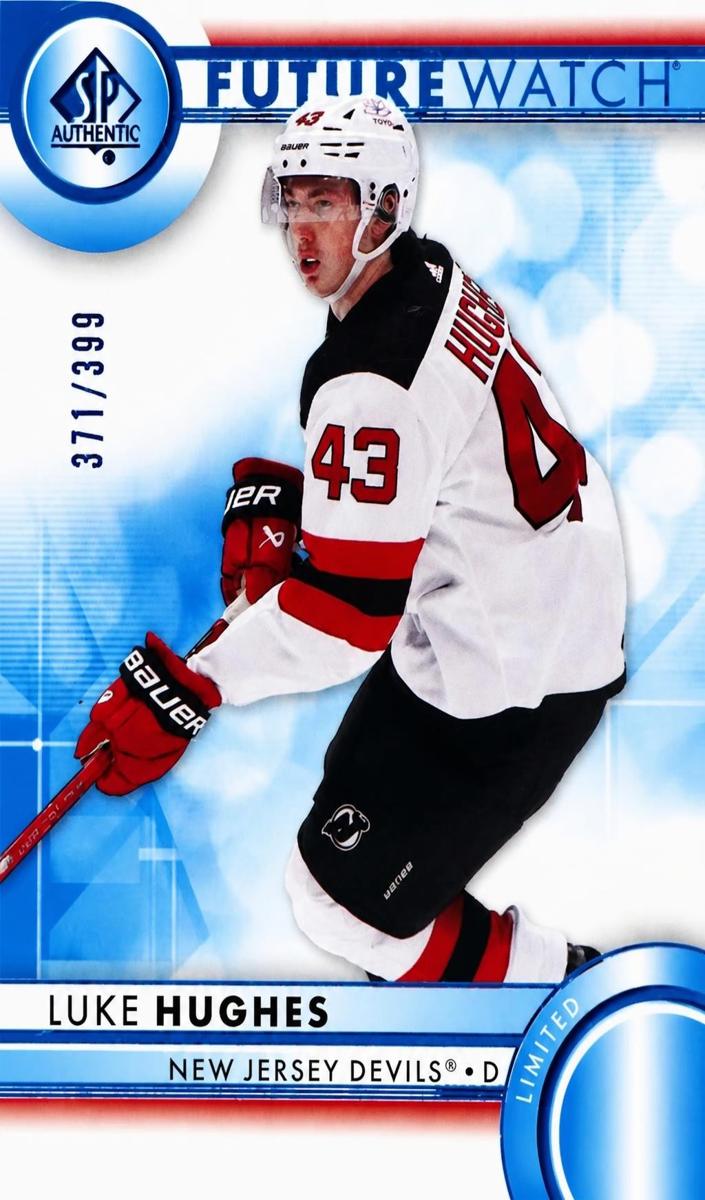 2023 Luke Hughes [Limited Blue] #101