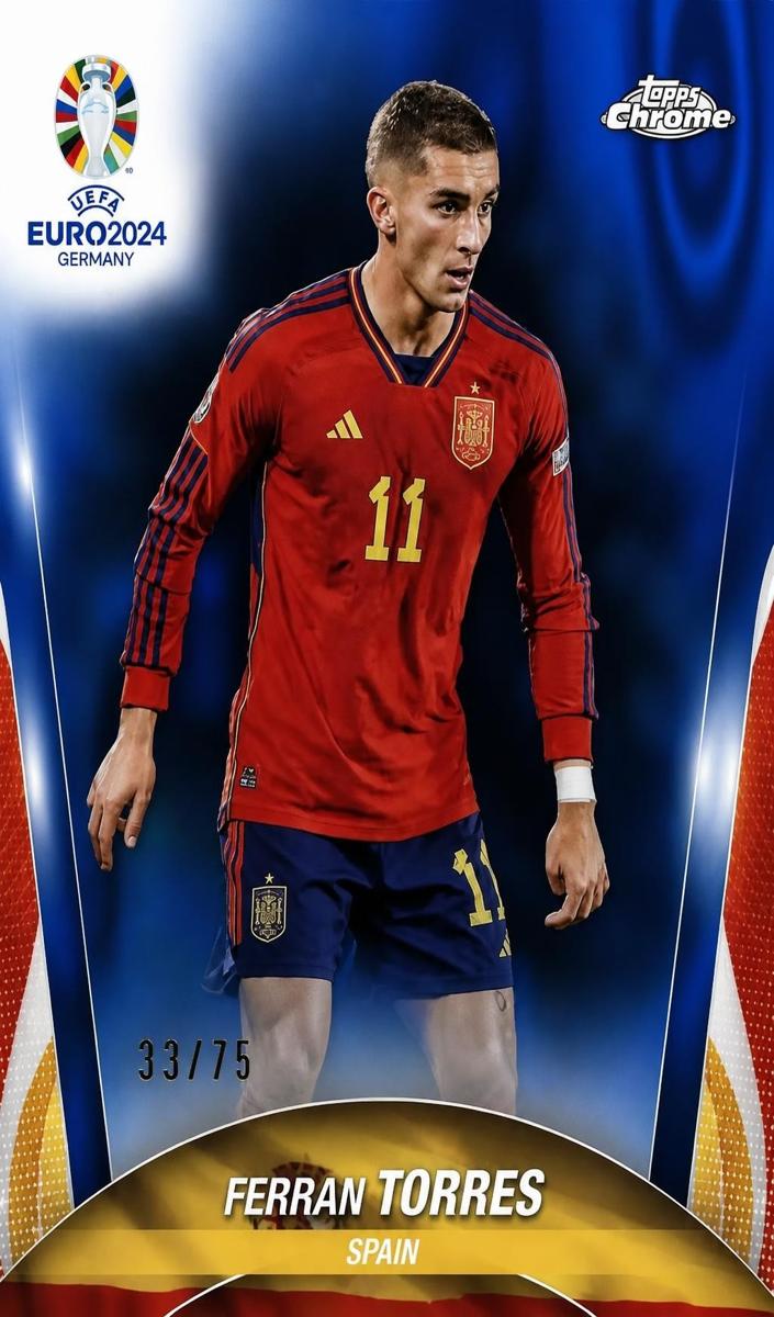 2024 Ferran Torres [Blue Lava Refractor] #136
