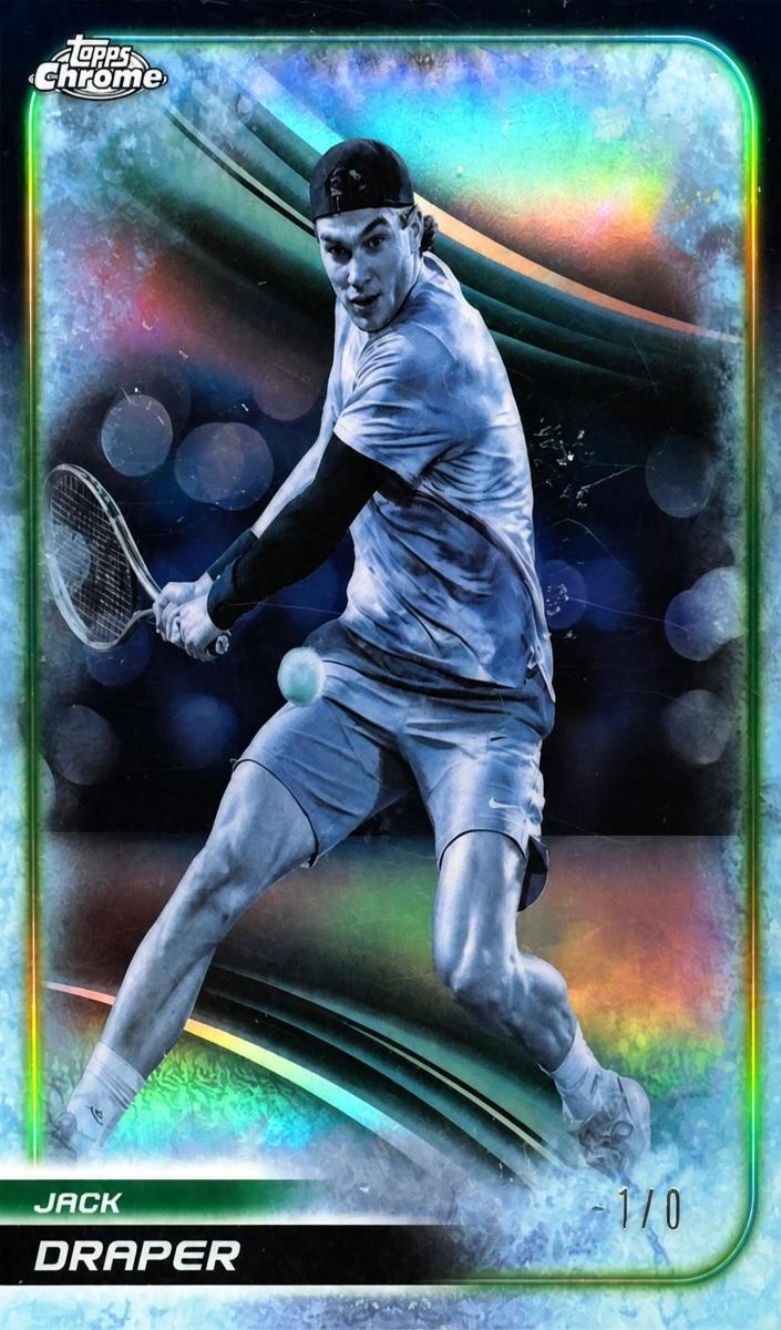 2025 Topps Chrome Jack Draper #28 card